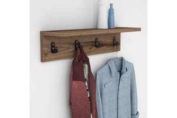 Gersby Vegghylle 60 cm - Brun - Oppbevaring - Kles oppbevaring - Kleshengere & knaggrekker - Knagger
