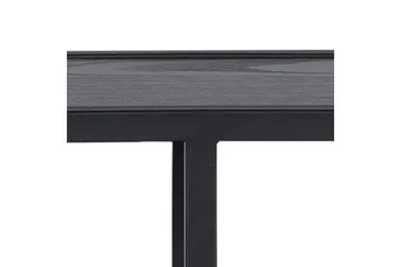 Hasslevik Vegghylle 77x20 cm 4 Hyller - Svart/Matt Svart - Oppbevaring - Hylle - Vegghylle