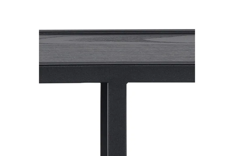 Hasslevik Vegghylle 77x20 cm 4 Hyller - Svart/Matt Svart - Oppbevaring - Hylle - Vegghylle