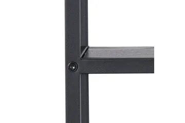 Hasslevik Vegghylle 77x20 cm 4 Hyller - Svart/Matt Svart - Oppbevaring - Hylle - Vegghylle