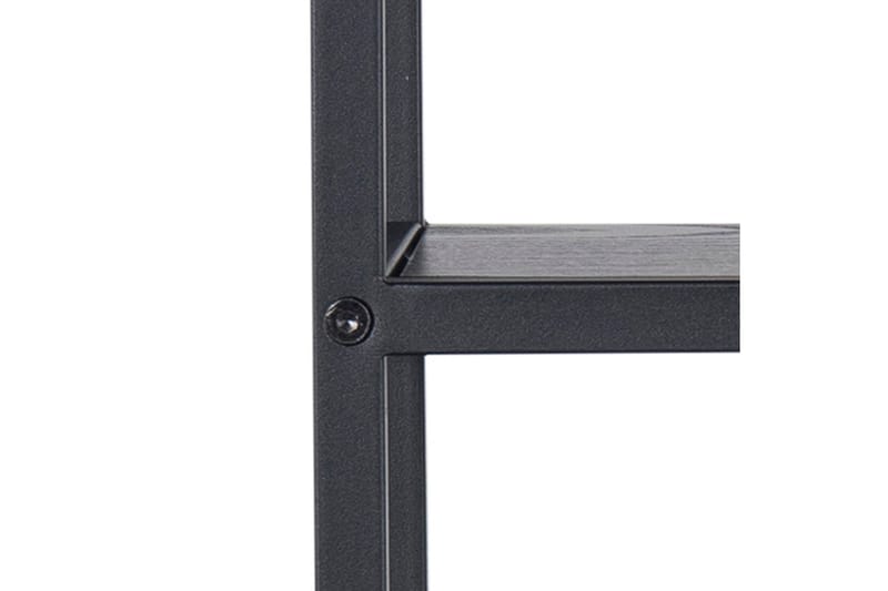 Hasslevik Vegghylle 77x20 cm 4 Hyller - Svart/Matt Svart - Oppbevaring - Hylle - Vegghylle