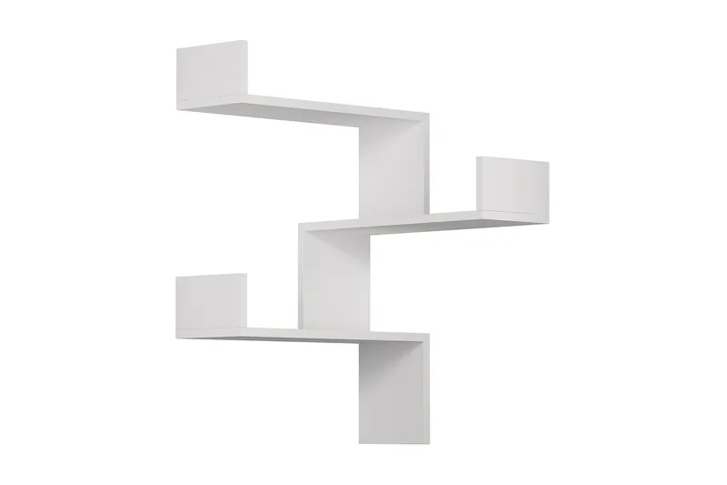 Homitis Vegghylle 60 cm i Malt Tre, Hvit