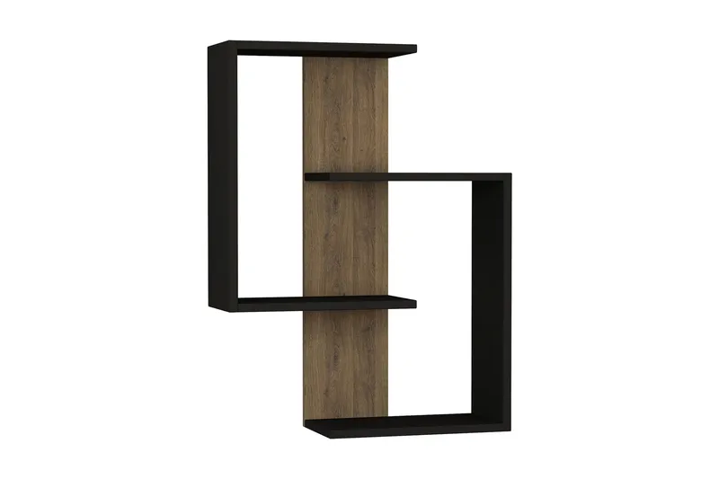 Homitis Vegghylle 64 cm i Eik, Svart