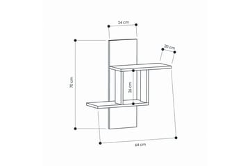 Homitis Vegghylle - Oppbevaring - Hylle - Vegghylle