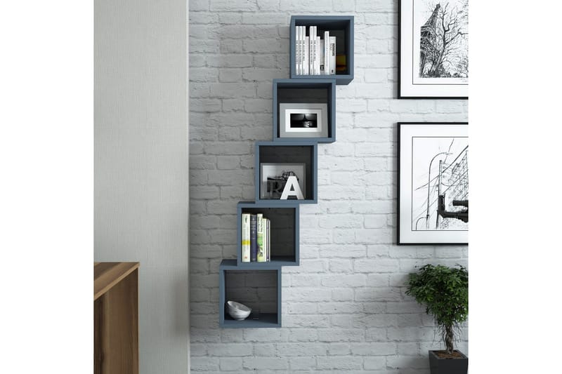 Hovdane Vegghylle 30 cm - Blå - Oppbevaring - Hylle - Vegghylle