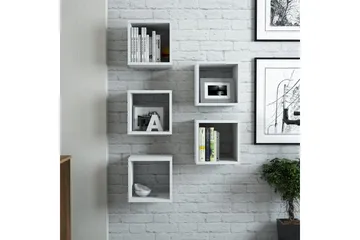 Hovdane Vegghylle 30 cm - Hvit - Oppbevaring - Hylle - Vegghylle