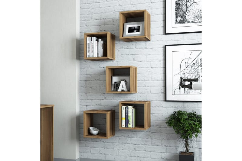 Hovdane Vegghylle 30 cm i Tre - Brun - Oppbevaring - Hylle - Vegghylle