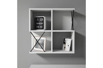Hovdane Vegghylle 60 cm - Hvit/Svart - Oppbevaring - Hylle - Vegghylle