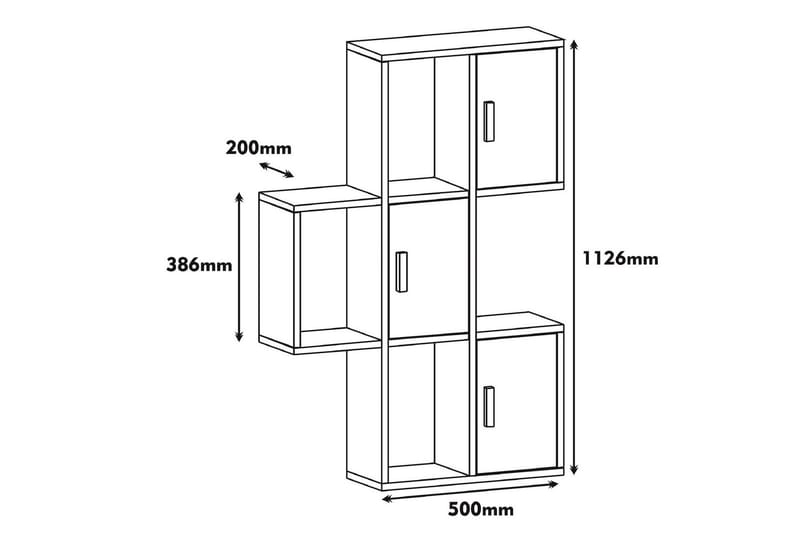 Hovdane Vegghylle 75 cm - Brun - Oppbevaring - Hylle - Vegghylle