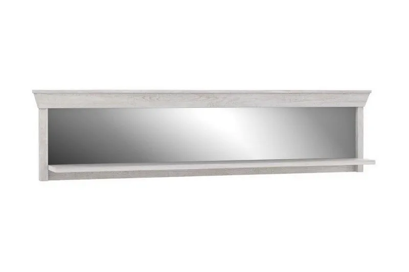 Hurlston Klesstativ med Speil 121 cm, Hvit