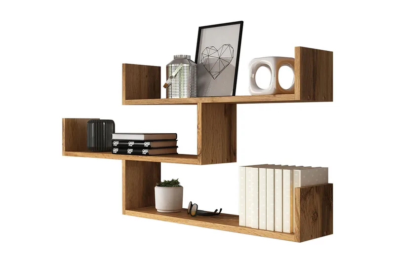 Hylle Duranus 119 cm, Brun / Natur