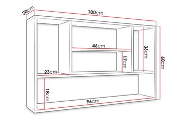 Hylle PAPIKO - Hvit - Oppbevaring - Hylle - Vegghylle