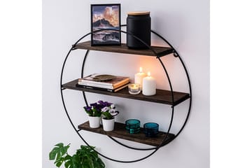 Jundiai Vegghylle 60x15 cm 3 Hyller - Oppbevaring - Hylle - Vegghylle