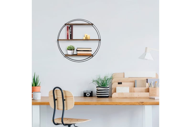 Jundiai Vegghylle 60x15 cm 3 Hyller - Oppbevaring - Hylle - Vegghylle