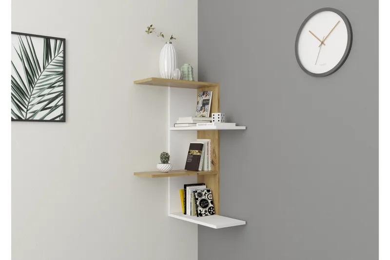 Kailyne Vegghylle 44 cm - Brun - Oppbevaring - Hylle - Vegghylle