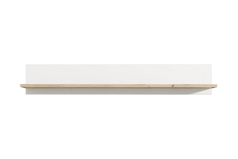 Klesstativ Luxted 160 cm - Hvit|Brun - Vegghylle - Vegghengt oppbevaring