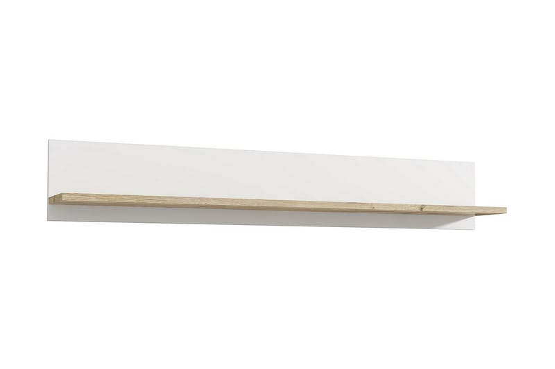 Klesstativ Luxted 160 cm - Hvit|Brun - Vegghylle - Vegghengt oppbevaring