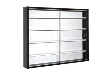 Komori Veggmonter 80 cm - Svart/Hvit - Oppbevaring - Hylle - Vegghylle