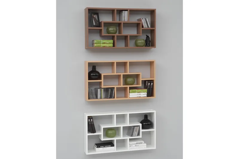 Lacaille Vegghylle 85 cm - Hvit - Oppbevaring - Hylle - Vegghylle