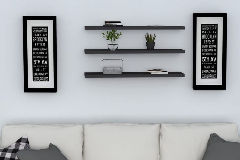 Lakasha Vegghylle 2 cm, Antrasitt