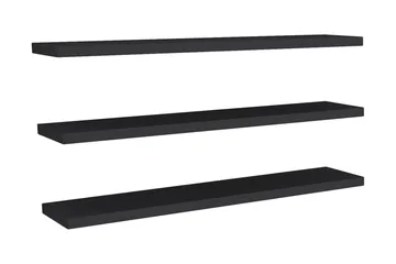 Lakasha Vegghylle 2 cm - Antrasitt - Oppbevaring - Hylle - Vegghylle