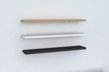 Lakasha Vegghylle 2 cm - Blå / Antrasitt / Hvit - Oppbevaring - Hylle - Vegghylle