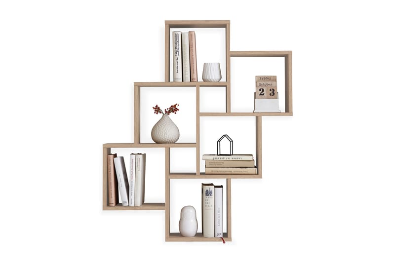 Laurio Vegghylle 81 cm, Grå/Eik