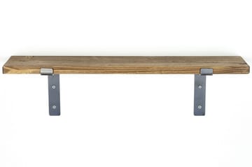 Lilamae Vegghylle 60 cm - Svart / Valnøtt - Oppbevaring - Hylle - Vegghylle