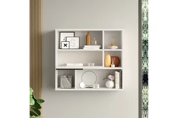 Liyakat Vegghylle 90,1 cm - Hvit - Oppbevaring - Hylle - Vegghylle