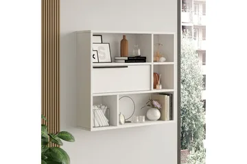 Liyakat Vegghylle 90,1 cm - Hvit - Oppbevaring - Hylle - Vegghylle