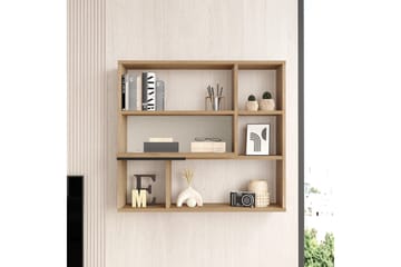 Liyakat Vegghylle 90,1 cm - Valnøtt - Oppbevaring - Hylle - Vegghylle