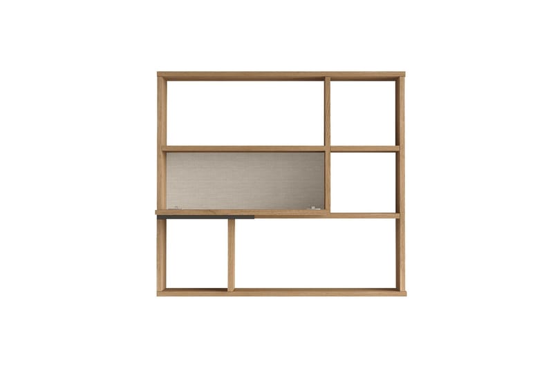 Liyakat Vegghylle 90,1 cm - Valnøtt - Oppbevaring - Hylle - Vegghylle