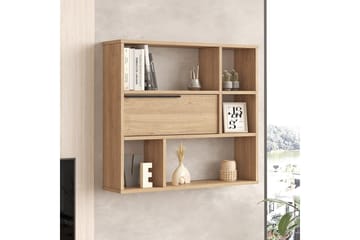 Liyakat Vegghylle 90,1 cm - Valnøtt - Oppbevaring - Hylle - Vegghylle