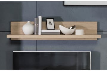 Loannia Vegghylle 22x120 cm - Brun - Oppbevaring - Hylle - Vegghylle