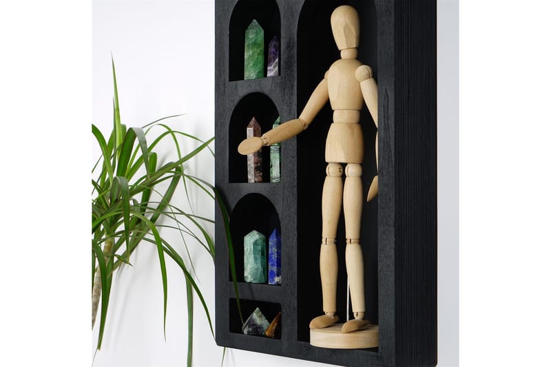 Masatane Vegghylle 26 cm - Svart - Oppbevaring - Hylle - Vegghylle