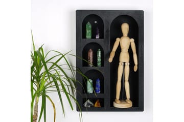 Masatane Vegghylle 26 cm - Svart - Oppbevaring - Hylle - Vegghylle