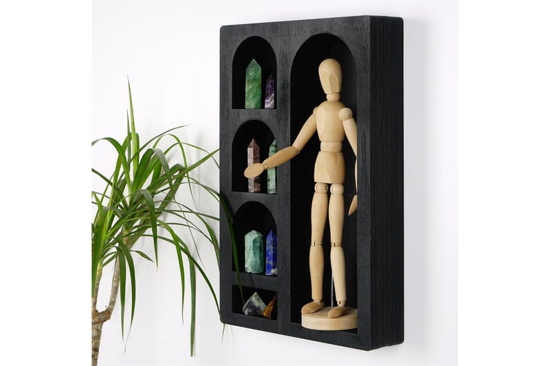 Masatane Vegghylle 26 cm, Svart