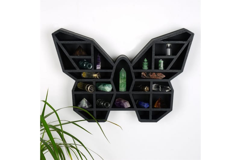 Masatane Vegghylle 27 cm - Svart - Oppbevaring - Hylle - Vegghylle