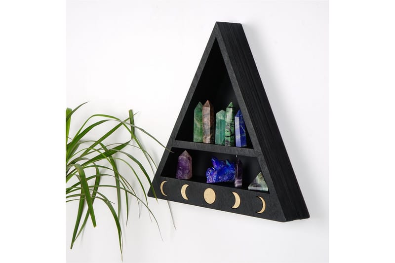 Masatane Vegghylle 30 cm, Svart