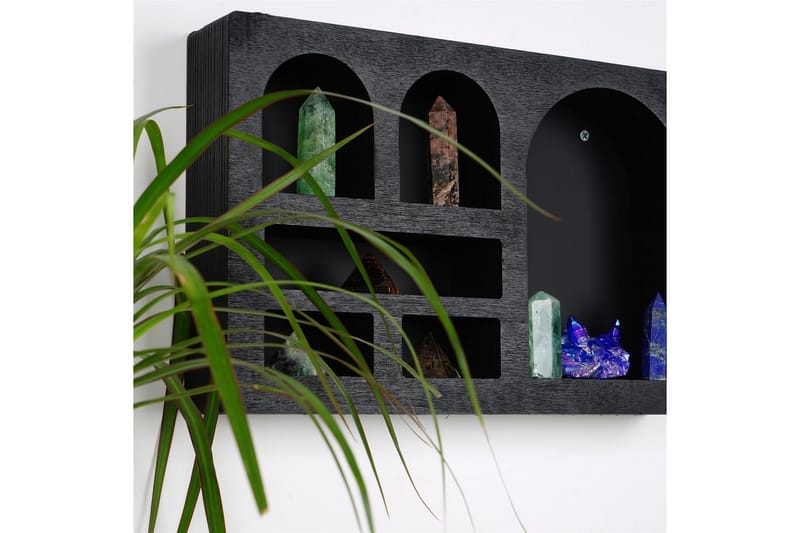 Masatane Vegghylle 35 cm - Svart - Oppbevaring - Hylle - Vegghylle