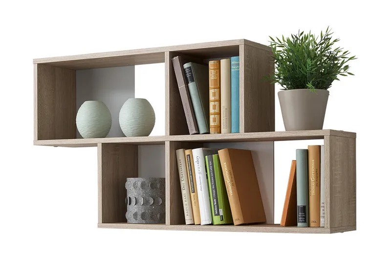 Matisse Vegghylle 100 cm, Eik/Hvit