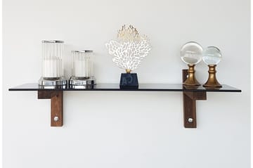 Michaelchristop Vegghylle 85 cm - Valnøtt - Oppbevaring - Hylle - Vegghylle