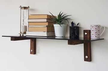 Michaelchristop Vegghylle 85 cm - Valnøtt - Oppbevaring - Hylle - Vegghylle