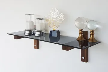 Michaelchristop Vegghylle 85 cm - Valnøtt - Oppbevaring - Hylle - Vegghylle