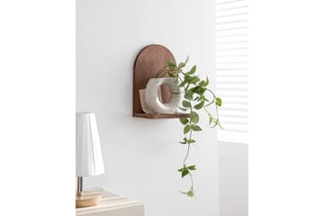 Nagaji Vegghylle 16 cm - Valnøtt - Oppbevaring - Hylle - Vegghylle