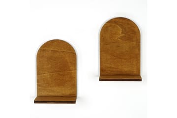 Nagaji Vegghylle 16 cm - Valnøtt - Oppbevaring - Hylle - Vegghylle