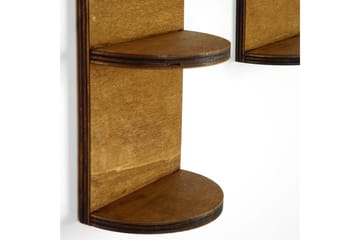 Nagaji Vegghylle 30 cm - Valnøtt - Oppbevaring - Hylle - Vegghylle