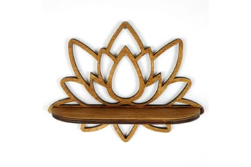 Nagaji Vegghylle 33 cm - Valnøtt - Oppbevaring - Hylle - Vegghylle