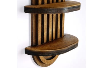 Nagaji Vegghylle 40 cm - Valnøtt - Oppbevaring - Hylle - Vegghylle