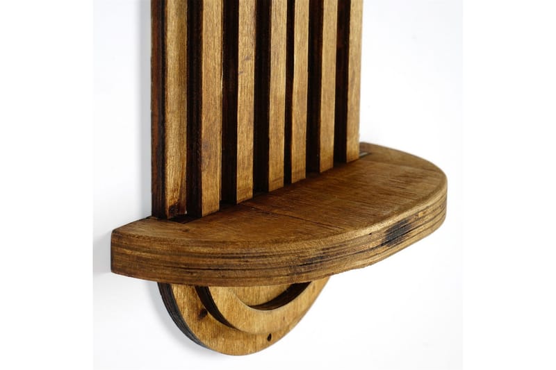 Nagaji Vegghylle 40 cm - Valnøtt - Oppbevaring - Hylle - Vegghylle